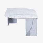 wholesale price living room furniture coffee table Vintage Calacatta White marble coffee tables